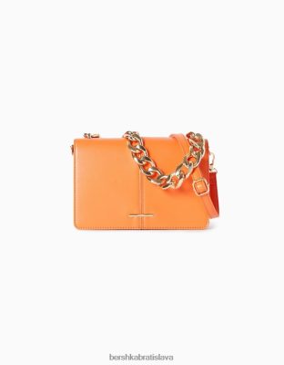 Bershka ženy akordeónová spojka s reťazou oranžová príslušenstvo B86RXX2404 Bershka Slovakia