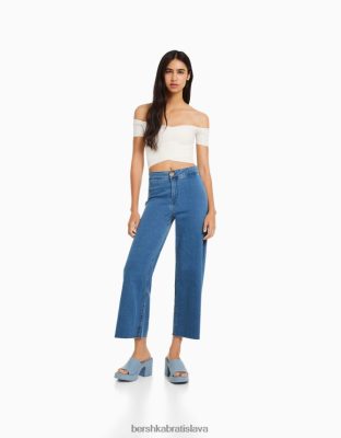 Bershka ženy džínsové culottes exkluzívne oblečenie B86RXX1507 Bershka Slovakia