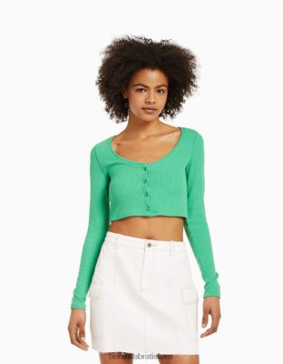 Bershka ženy džínsová mini cargo sukňa off white oblečenie B86RXX1400 Bershka Rifle