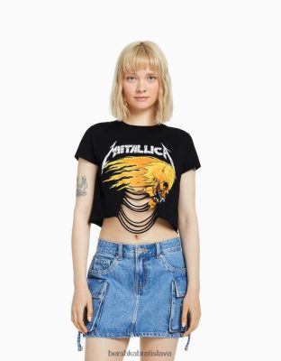 Bershka ženy džínsová mini cargo sukňa svetlo modrá oblečenie B86RXX4005 Bershka Nohavice