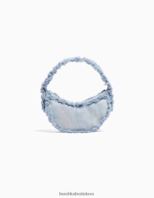 Bershka ženy džínsová taška so strapcami modrá príslušenstvo B86RXX1966 Bershka Slovakia