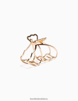 Bershka ženy kovová motýľ zlatá spona do vlasov zlato príslušenstvo B86RXX2561 Bershka Rifle