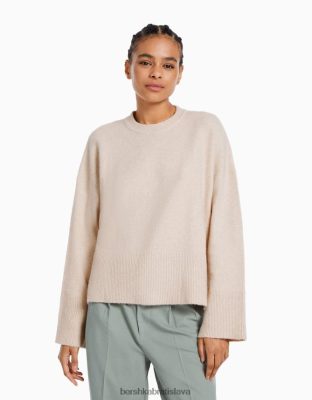 Bershka ženy oversize sveter piesku oblečenie B86RXX1009 Bershka Slovakia