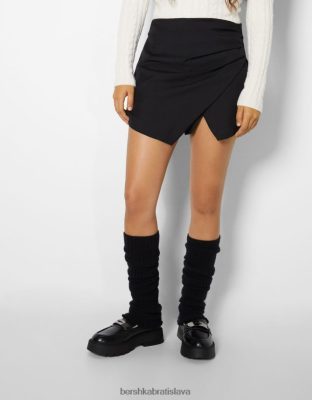 Bershka ženy pletené návleky na nohy čierna príslušenstvo B86RXX2599 Bershka Slovakia