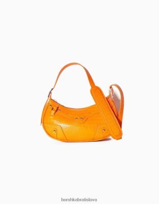 Bershka ženy posiata taška z umelej kože s popruhom oranžová príslušenstvo B86RXX2371 Bershka Slovakia