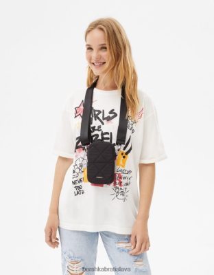 Bershka ženy prešívaná taška na mobil čierna príslušenstvo B86RXX2419 Bershka Slovakia