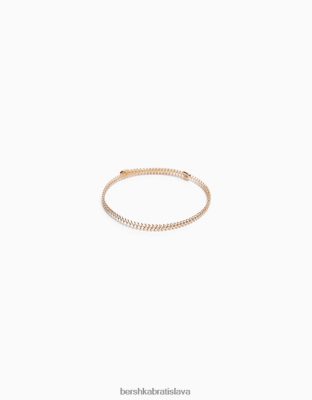 Bershka ženy predlžovací choker náhrdelník zlato príslušenstvo B86RXX2496 Bershka Nohavice