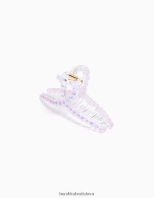 Bershka ženy priehľadná spona do vlasov fialová príslušenstvo B86RXX2568 Bershka Nohavice