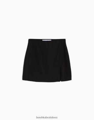 Bershka ženy rebrovaná minisukňa čierna oblečenie B86RXX4034 Bershka Rifle
