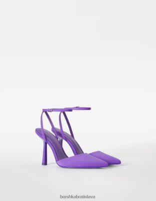 Bershka ženy remienkové topánky na podpätku moruše obuv B86RXX2260 Bershka Slovakia