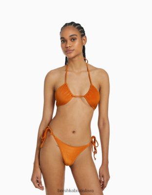 Bershka ženy top otomanských bikín oranžová oblečenie B86RXX1803 Bershka Nohavice