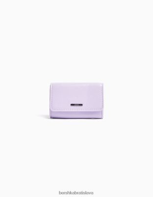 Bershka ženy základná lesklá peňaženka fialová príslušenstvo B86RXX2397 Bershka Nohavice