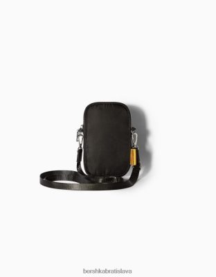 Bershka muži crossbody taška na mobil čierna príslušenstvo B86RXX3602 Bershka Rifle