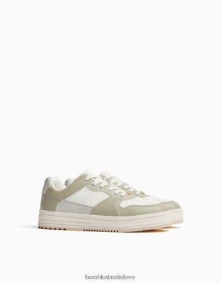 Bershka muži kontrastné tenisky exkluzívne obuv B86RXX3490 Bershka Slovakia