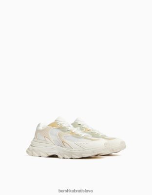 Bershka muži kontrastné tenisky s turistickými detailmi viacfarebný obuv B86RXX3508 Bershka Slovakia