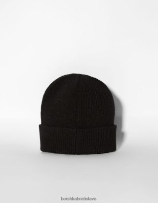 Bershka muži krátka čiapka čierna príslušenstvo B86RXX3623 Bershka Rifle