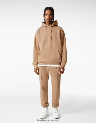 Bershka muži plyšové tepláky ťava oblečenie B86RXX3268 Bershka Slovakia