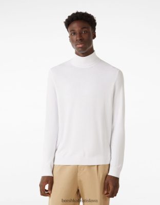 Bershka muži sveter s rolákom biela oblečenie B86RXX3019 Bershka Slovakia