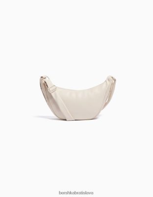 Bershka muži taška z umelej kože s nastaviteľným popruhom krém príslušenstvo B86RXX3594 Bershka Nohavice