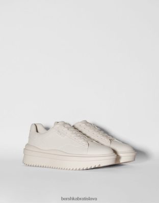 Bershka muži tenisky s hrubou podrážkou biela obuv B86RXX3499 Bershka Slovakia
