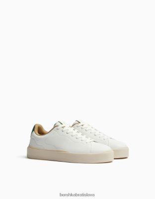 Bershka muži tenisky v retro štýle ecru obuv B86RXX3483 Bershka Nohavice