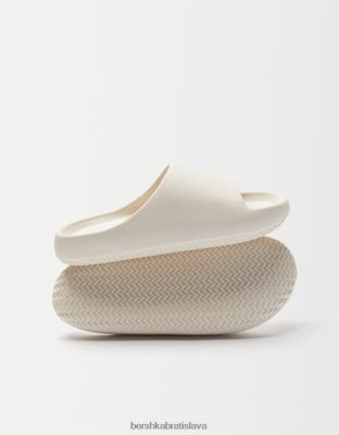 Bershka muži štruktúrované ploché sandále piesku obuv B86RXX3450 Bershka Nohavice