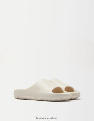 Bershka muži štruktúrované ploché sandále piesku obuv B86RXX3563 Bershka Rifle