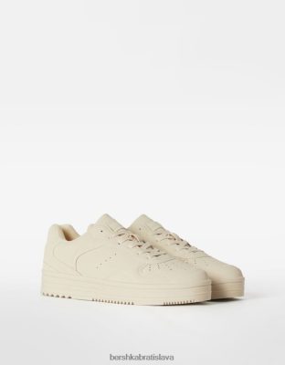 Bershka muži viacvrstvové tenisky krém obuv B86RXX3465 Bershka Nohavice
