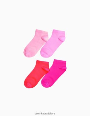 Bershka unisex 2-balenie neónových ponožiek ružová príslušenstvo B86RXX4237 Bershka Slovakia
