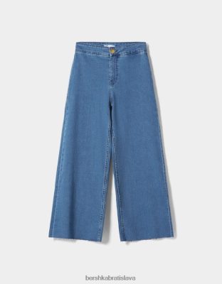 Bershka unisex džínsové culottes modrá oblečenie B86RXX3925 Bershka Slovakia