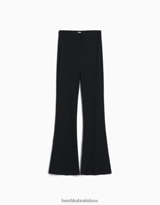 Bershka unisex rozšírené rebrované culottes tmavo šedá oblečenie B86RXX3880 Bershka Slovakia