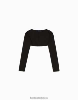 Bershka unisex základné ohrievače rúk čierna oblečenie B86RXX3828 Bershka Nohavice